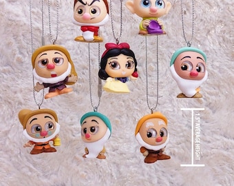 Snow White & the Seven Dwarfs 8pc Disney Doorables Mini Christmas