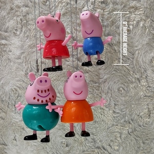 Juego de adornos navideños de Peppa Pig (4 piezas)