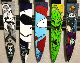 Hand Painted Nightmare before Christmas Knives