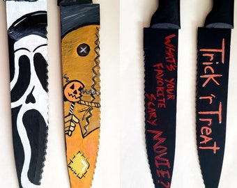 Add Personalization to Your Hand Painted Horror Knives