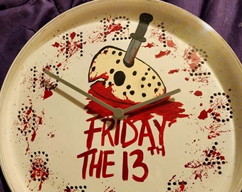 Jason Friday the 13th horror movie clock