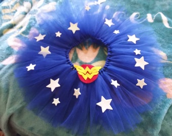 Wonder Woman Inspired Tutu Super Hero Adult Sizes Small-5x Large (26"-56" waist) Made to Order