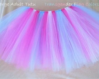 Child Sizes LGBTQ Tutus Pride Parade Transgender, Pansexual, Asexual, Non-Binary, All Flag Colors Available! Small-5x