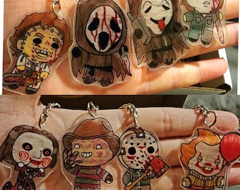 Hand-made Horror Movie Keychain