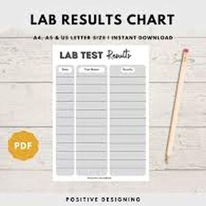 Lab result Tracker PDF
