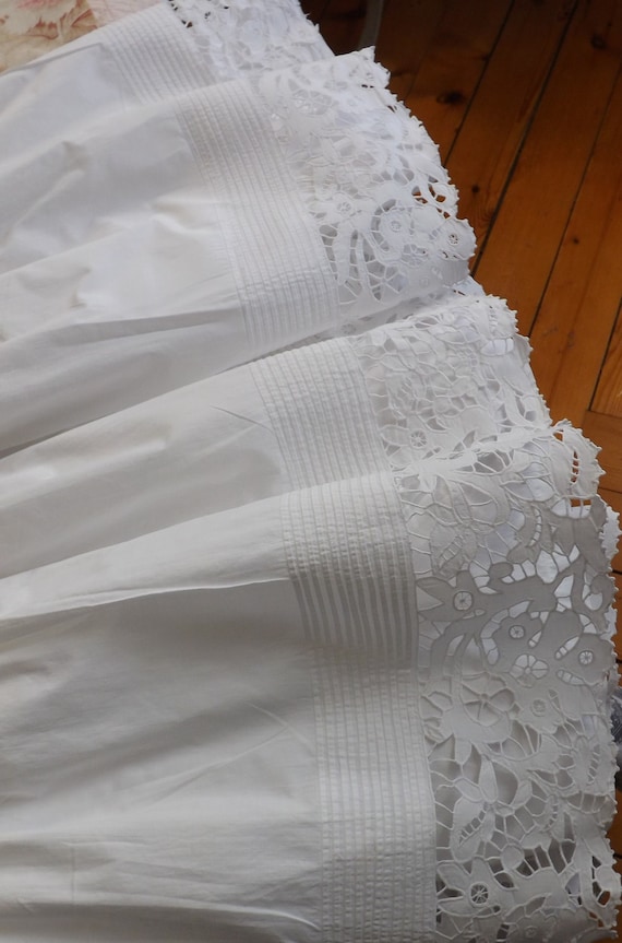 Beautiful Antique French Petticoat / Underskirt ~ 