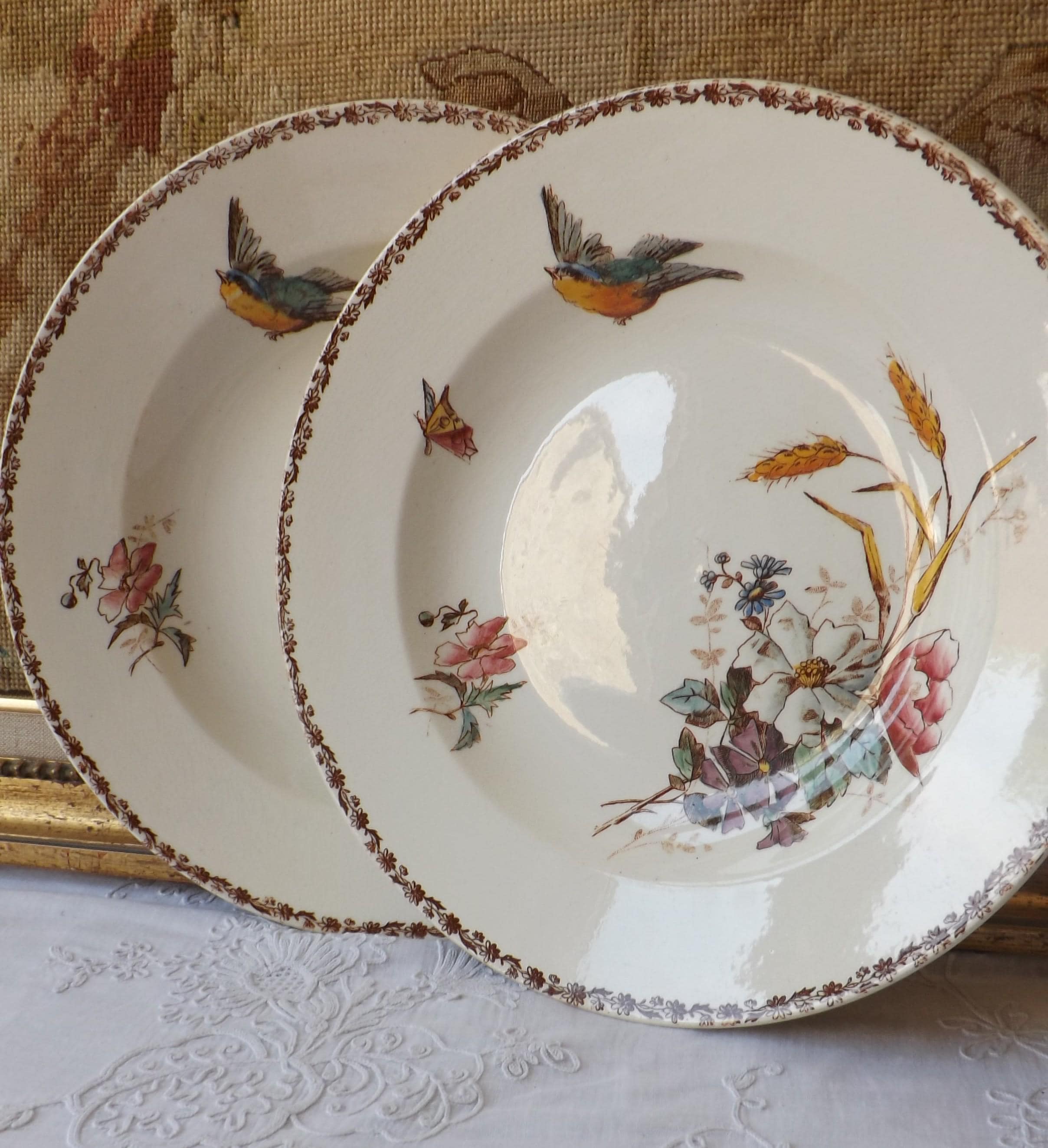 E Bourgeois Plates - Etsy Finland