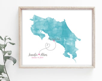 Wedding Guest Book Alternative, Any Destination Wall Art, Wedding Gift for couples