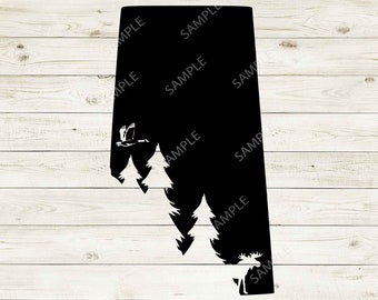 Alberta SVG, Alberta Life SVG, Alberta Outdoors, Alberta Map