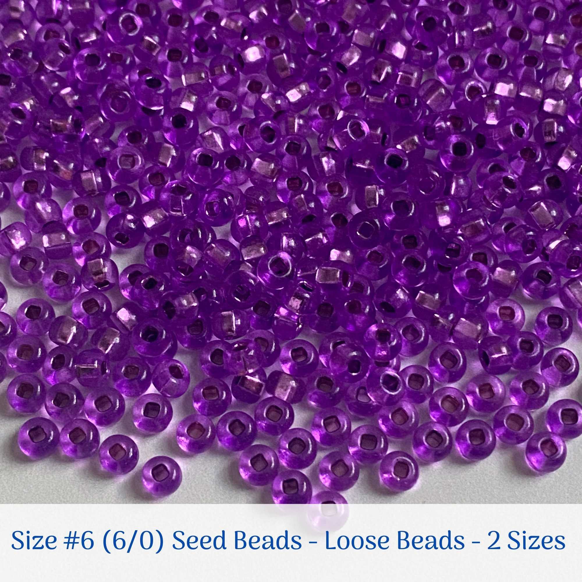 Glass 3-4mm Seed Beads 8 Colors! 100+ grams 8 Compartment Round