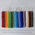 Size 11/0 (#11) Opaque Preciosa Czech Seed Beads -Sizes: Half (1/2) Hank (18g), 1 Full Hank (36g), 2 Full Hanks (72g), 5 Full Hanks (180g)