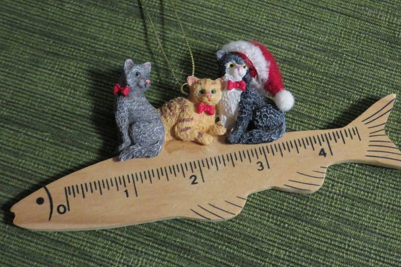 Ornamente Akzente Fisherman S Ruler Christmas Ornament With 3