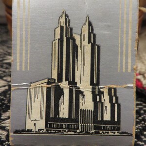 Antique WALDORF ASTORIA Thread Case - Sewing Case  //  Antique Waldorf Astoria Souvenir  //  Vintage Waldorf Astoria New York City