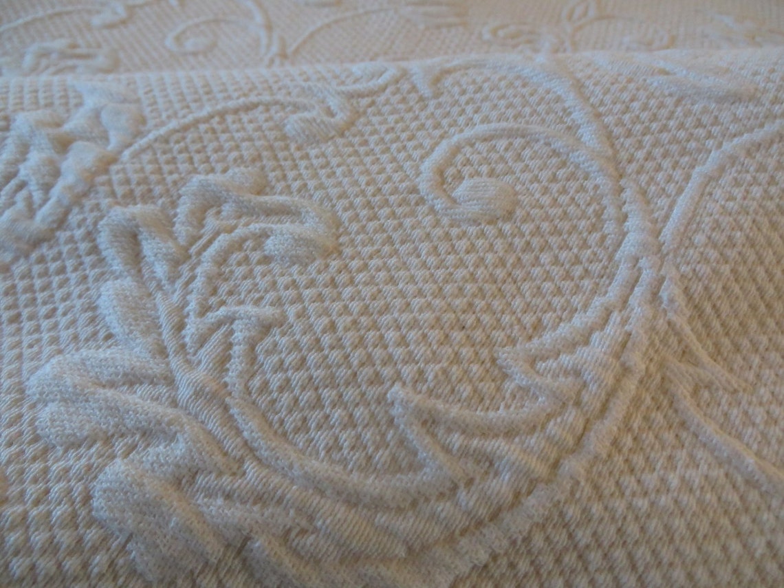 Colchas S. Domingos Matelasse Full/Queen Bedspread & 2 Etsy