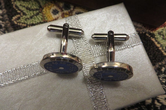Vintage Speedometer CUFF LINKS - 0 to 160 mph   /… - image 5