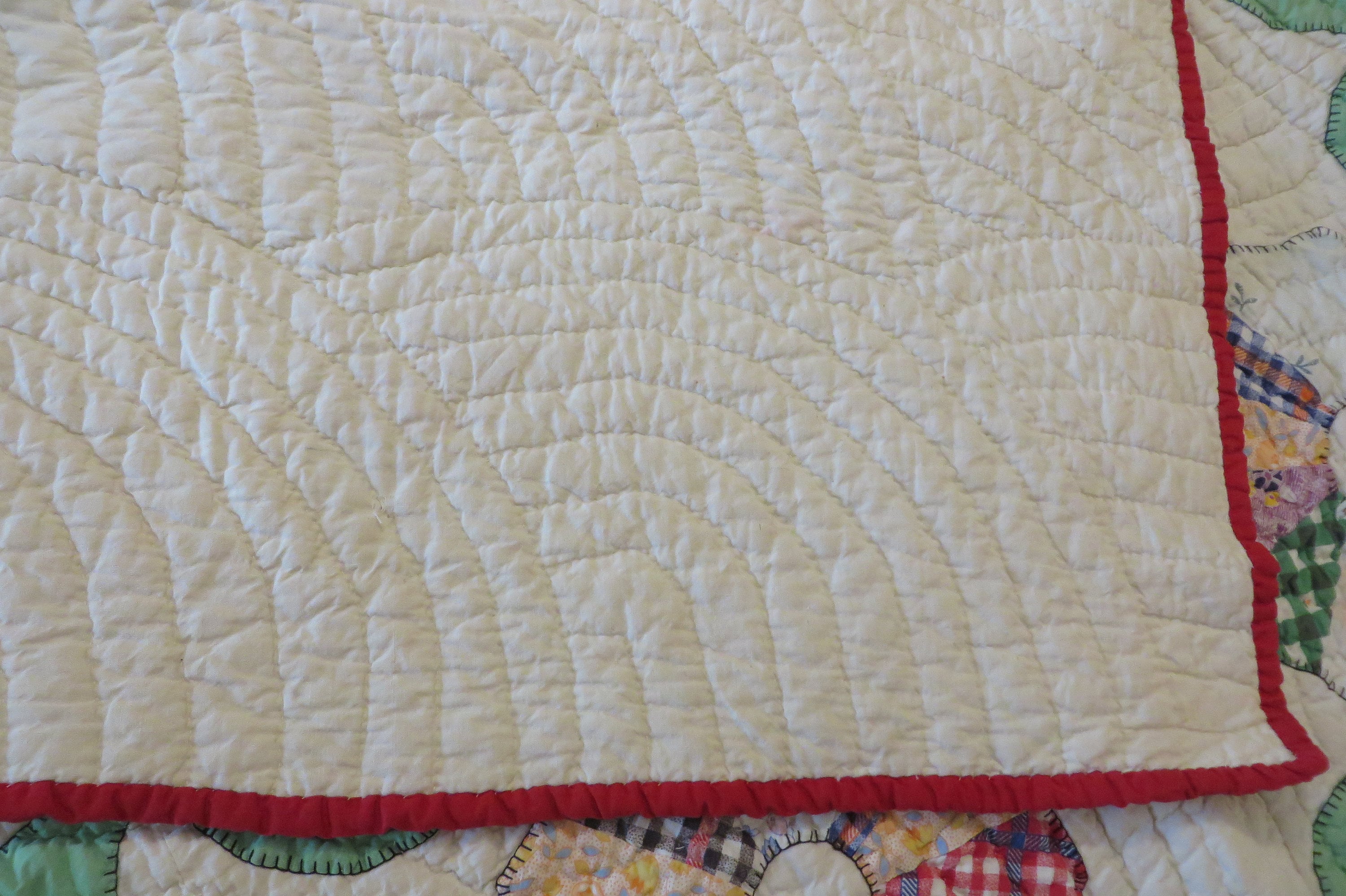 ヴィンテージキルト ドレスデン アンティークキルト·͜· ♡ アンティークキルトトップ ドレスデン - アンティークとテディベアの店