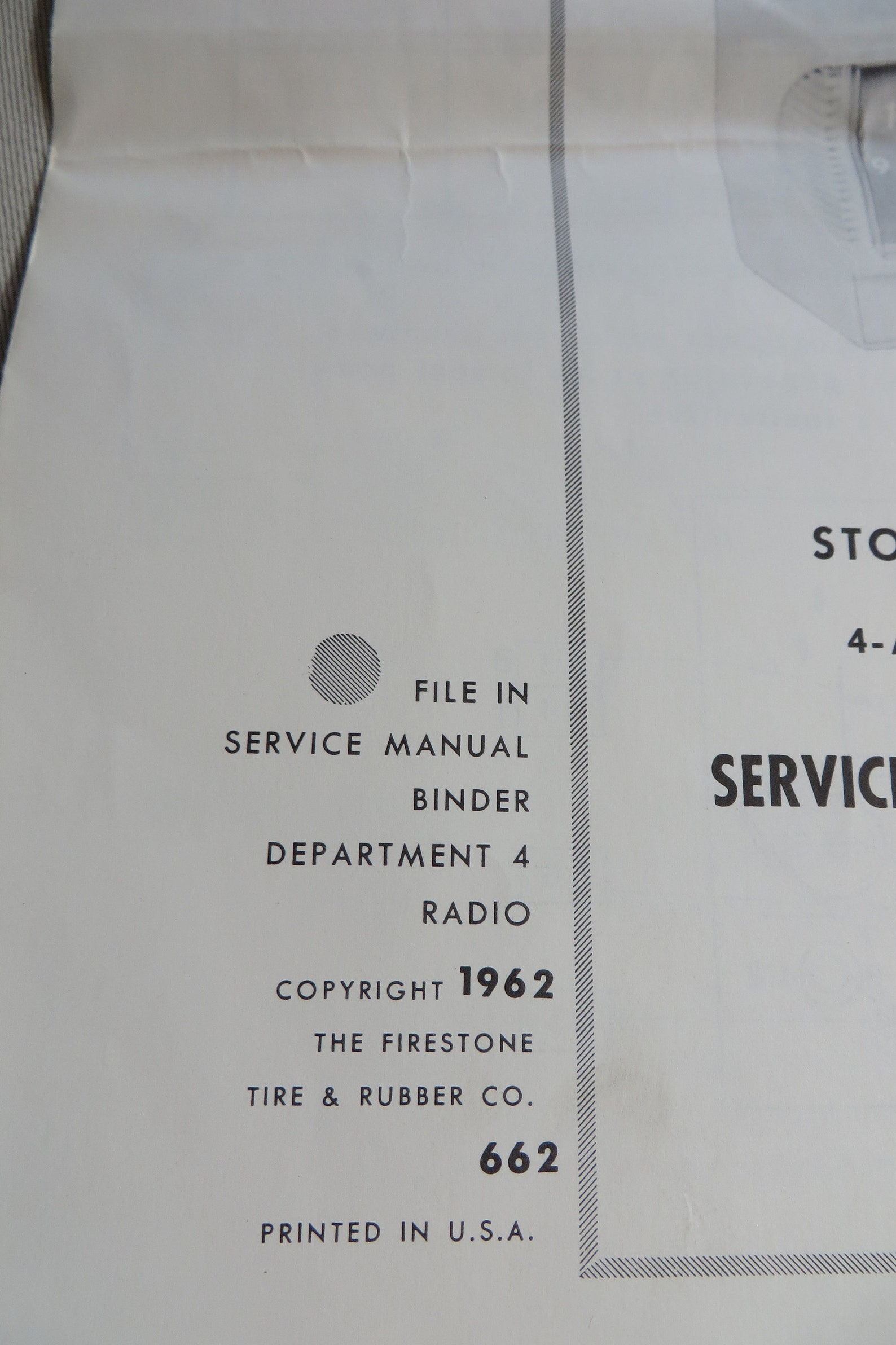 FIRESTONE Clock Radio Service Manual and Parts Catalog // Etsy