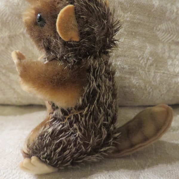 Steiff Beaver "NAGY" Miniature, 4" tall  //  With Original chest TAG "Steiff Original Marke"  //  Vintage Steiff of Germany