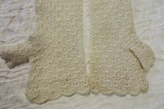 Vintage Lace Gloves Open Fingered Gloves Fancy Gem