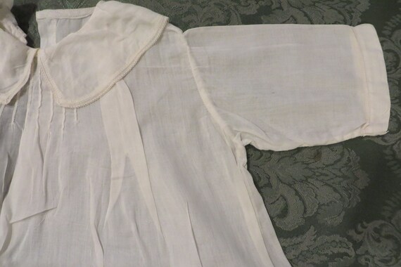 Vintage Baby's Sheer Cotton Dress or Gown  //  Vi… - image 3