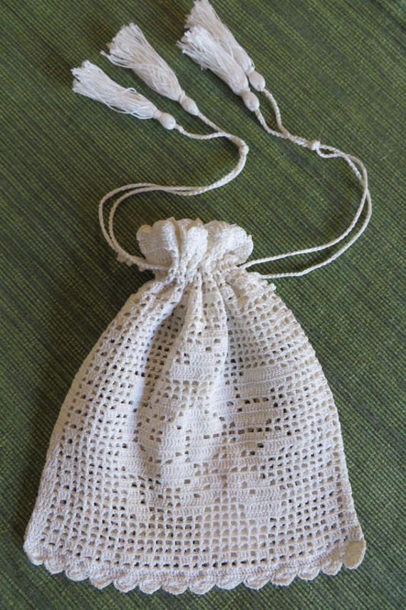 Crocheted Small Bag // Small Purse // Formal Ladie