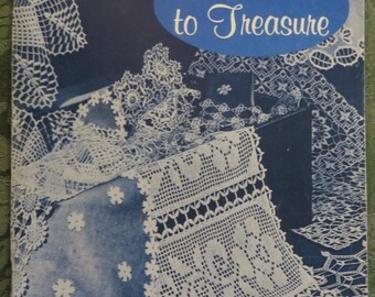 Vintage Crochet Books, Patterns // Create Doilies Bedspreads Laces