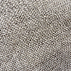 Antique/vintage Raw LINEN TOWEL or Runner // 15 1/4 W X 40 L // Thick ...