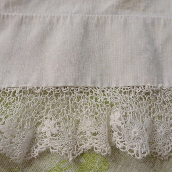 Very Vintage: Bloomers PettiPants  //  Vintage Costume, 1800s  //  Cotton  //  Ruffled Lace at Leg Base - Thigh Ties  //  Petty Pants