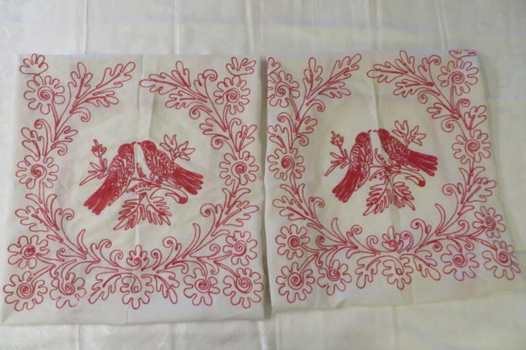 Antique Red Work 