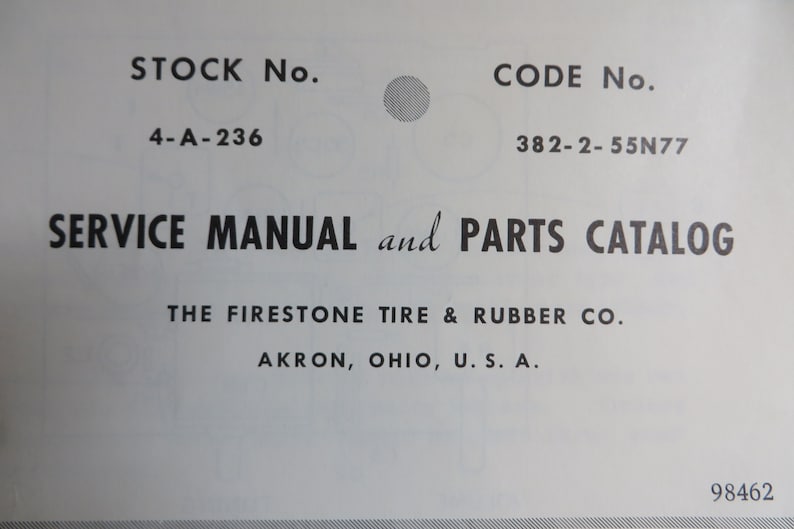 FIRESTONE Clock Radio Service Manual and Parts Catalog // Etsy