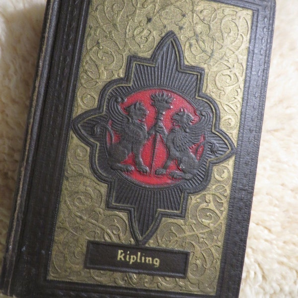 Antique Book "Collected Works of Rudyard Kipling" (1865-1936)  //  Rare Book  //  1 Vol. Edition Published by Walter J. Black, Inc. of N.Y.