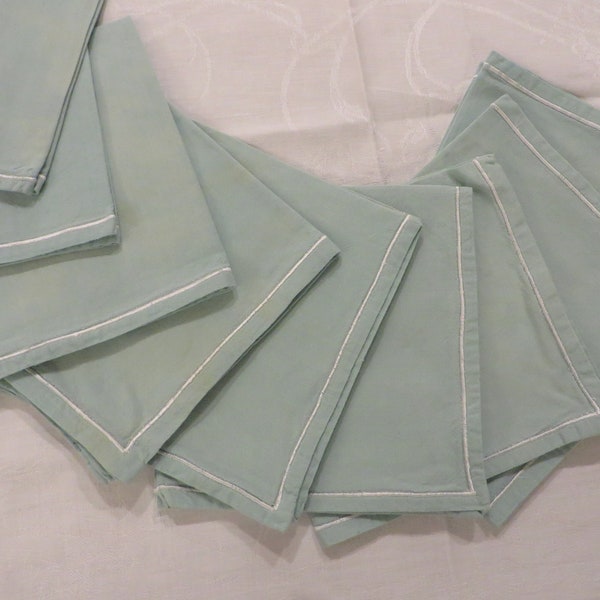 Mint Green Napkins Etsy