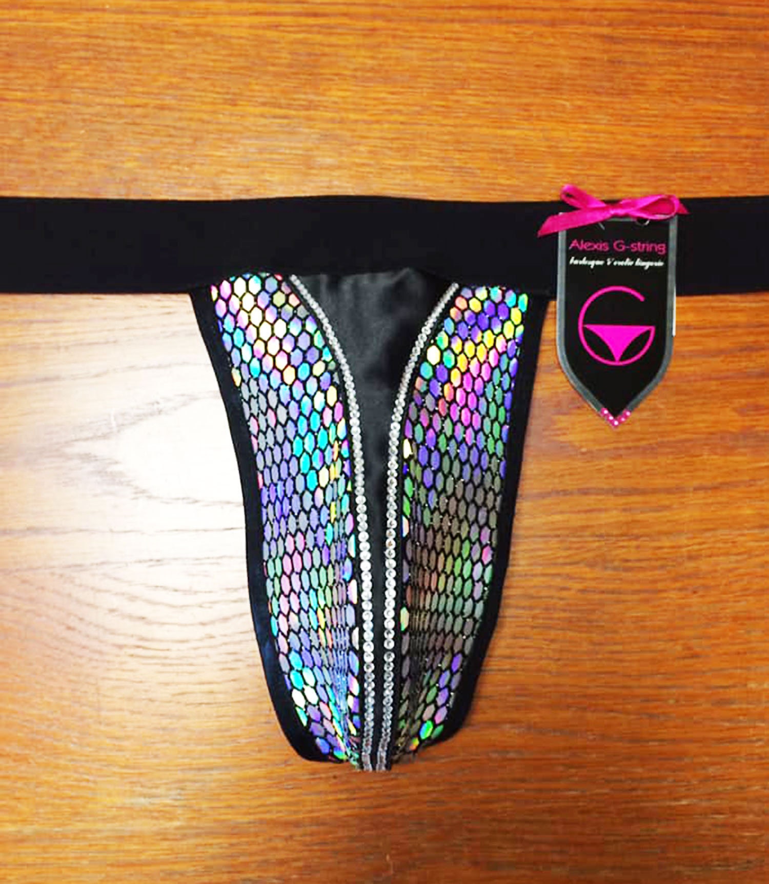 Holo Men's G-string Sexy Rhinestone Underwear | Etsy Singapore
