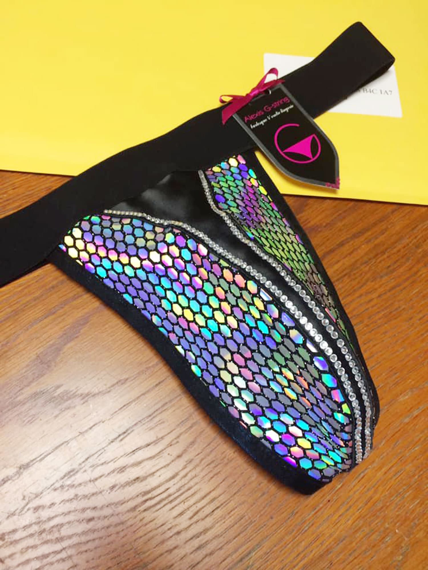 Holo Mirror Men's Gstring Sexy Rhinestone Underwear Etsy Canada