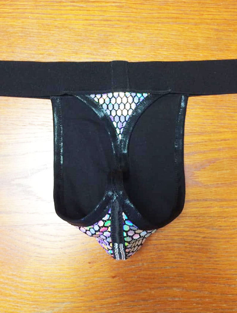 Holo Mirror Men's Gstring Sexy Rhinestone Underwear Etsy