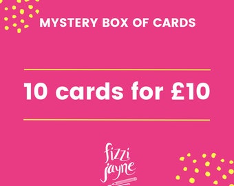 Mystery Box of 10 Greeting Cards by fizzi~jayne