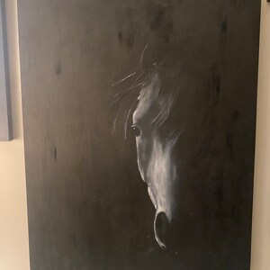 Horse painting oil on canvas