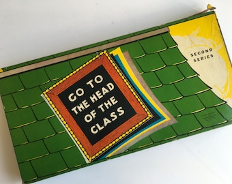 Vintage Board Game, Go To the Head of the Class.