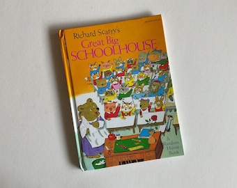 Vintage Children’s Book, Great Big Schoolhouse.