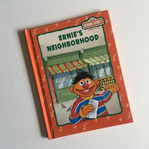 Vintage Children’s Book, Sesame Street.