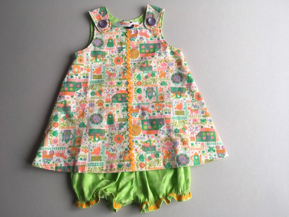 Eco Friendly Handmade Dress. Size 18-24 months. - image 2