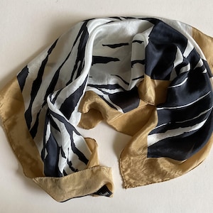 Vintage Silk scarf, Honey.