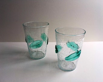 Blenko Leaf Vases, 2.