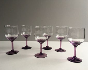 Vintage Wine Glasses, Fostoria.
