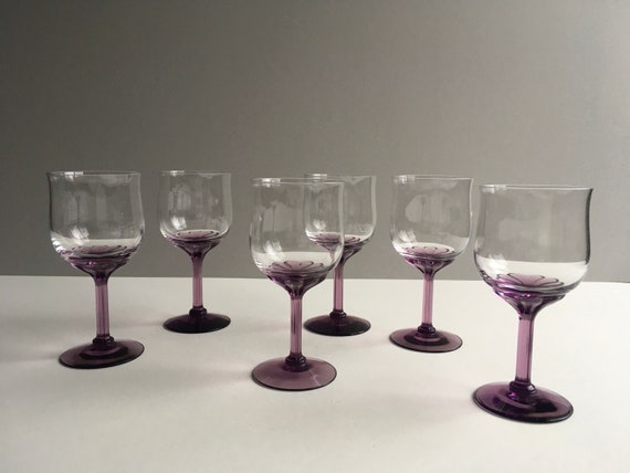 Vintage Wine Glasses, Fostoria.