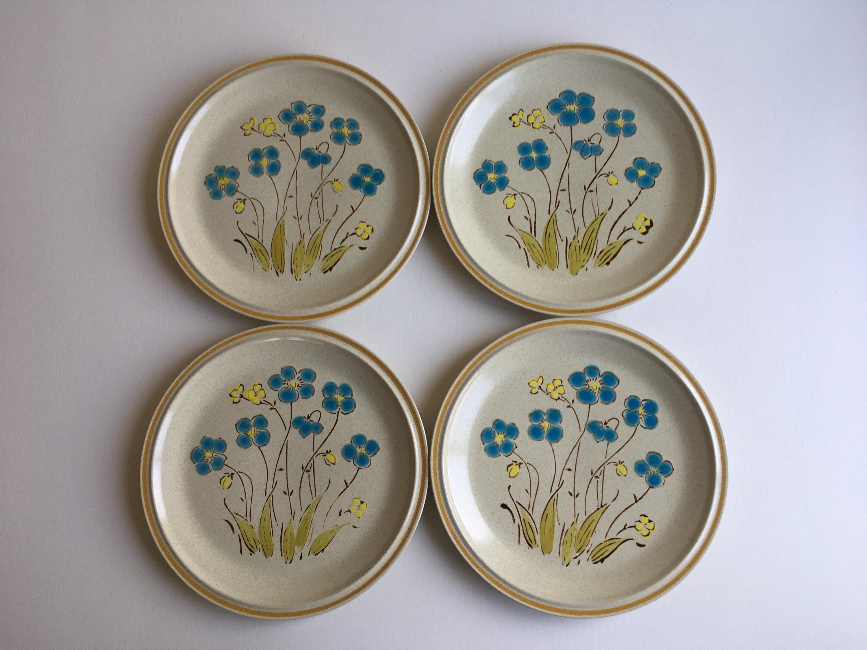 Highland Flowers Hearthside Garden Festival Plates Hearthside