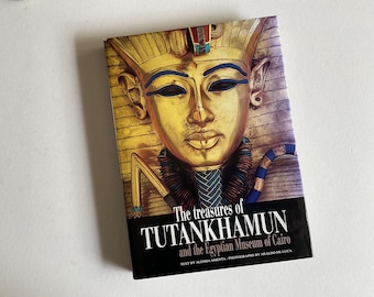 Vintage History Book, The Treasures of Tutankhamen.