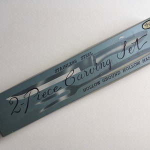 Vintage Cutlery, Carving Set.