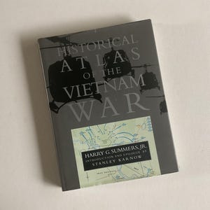 Vintage History Book, Historical Atlas of the Vietnam War.
