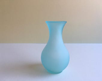 Vintage Glass Vase, Viking Glass.